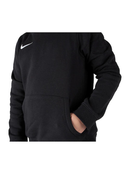 Fleece Παιδικό Φούτερ με Κουκούλα και Τσέπες Μαύρο Park 20