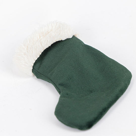 Suport Pentru Tacâmuri Șosetă Verde 12x14.5cm Eurolamp 600-47347