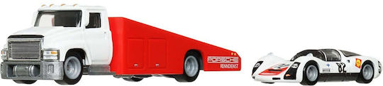 Hot Wheels Mașinuță Premium Echipa Premium Car Culture Transport `66 Porsche 906 Carrera 6 Carry On