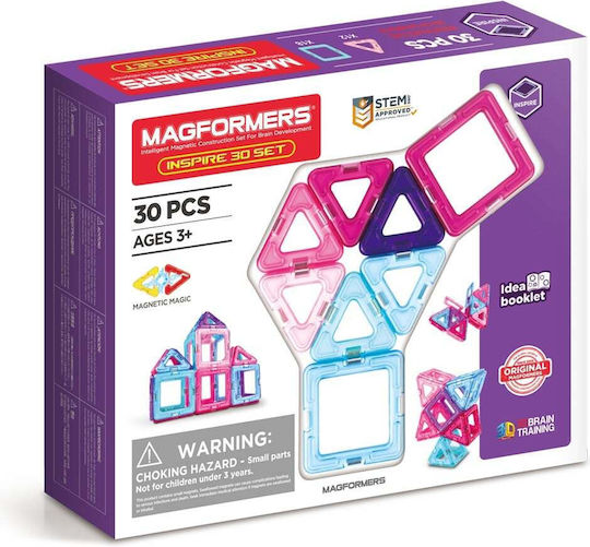 Magformers Μαγνητικό Παιχνίδι Κατασκευών Inspire για Παιδιά 3+ Ετών 005-704002