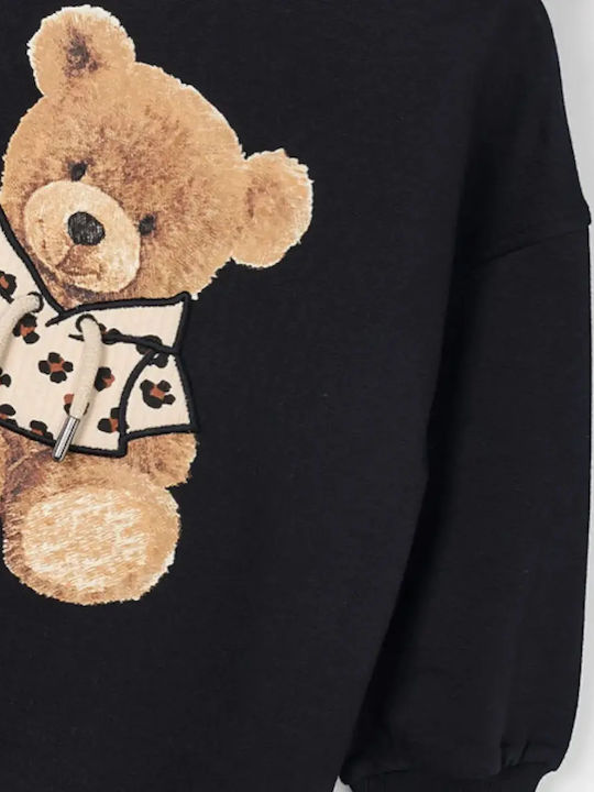 Children's Dress Sweatshirt Long Sleeve Black