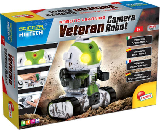 Lisciani Giochi Veterano Drone Robot Remote Controlled Robot with Camera