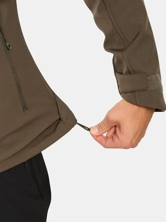 Ravio-m Winter Jacket Softshell Waterproof and Windproof Green