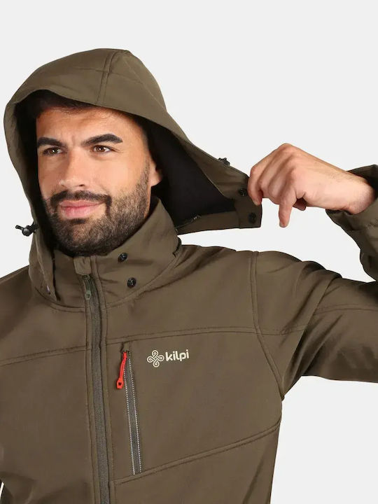 Ravio-m Winter Jacket Softshell Waterproof and Windproof Green