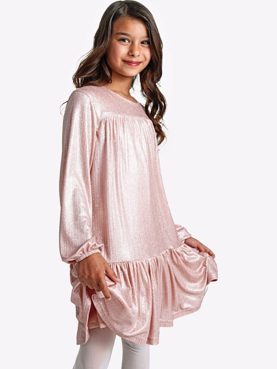 Kinderkleid Langärmelig Rosa