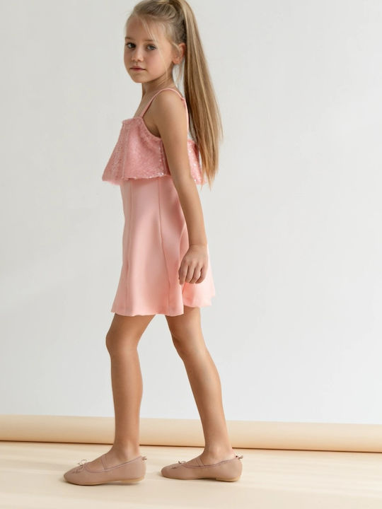 Rochie pentru Copii cu Paiete Pink