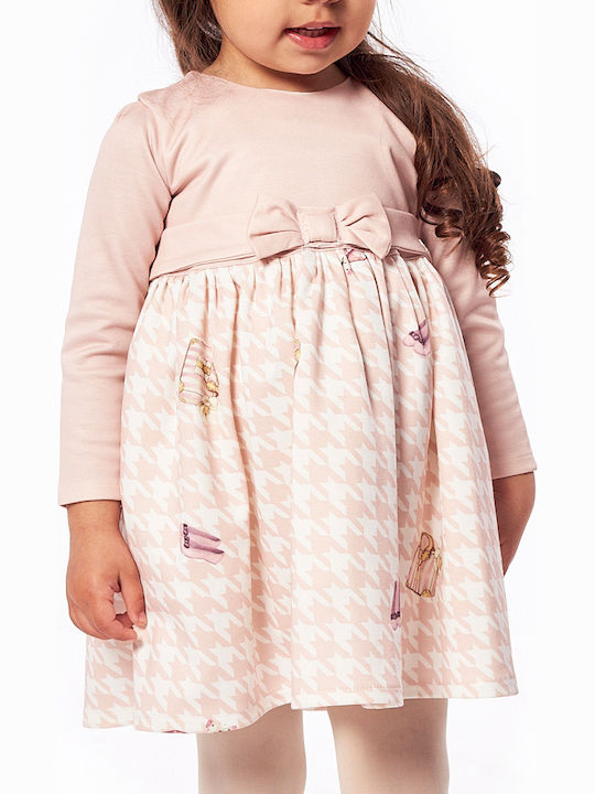 Mädchenkleid Langärmelig Kinderbekleidungssets mit Zubehör Somon