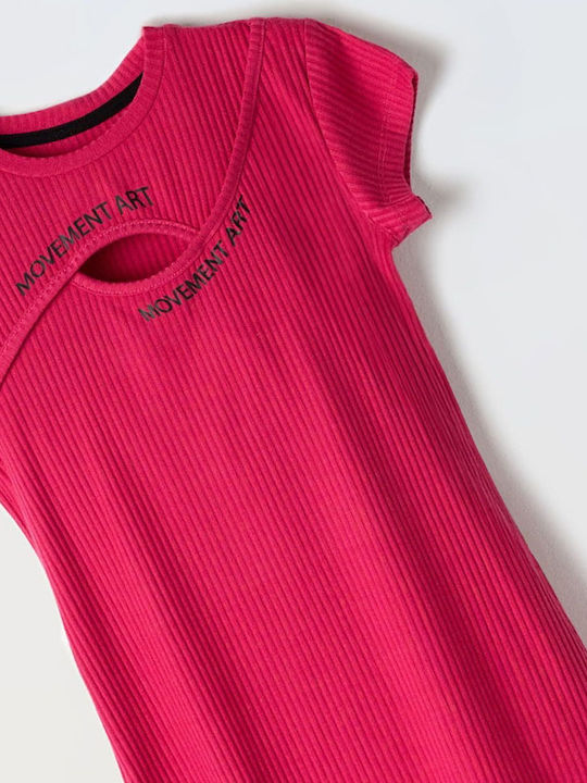 Kinderkleid Kurzärmelig Magenta