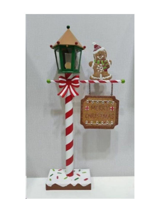 Iliadis Illuminated Christmas Metal Figure Mailbox Height 51cm