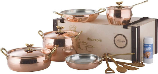 Ruffoni Historia Collection Set De Vase De Gătit Din Oțel Inoxidabil 8 Piese