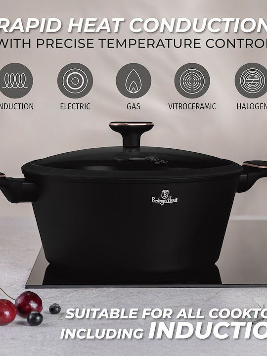 Berlinger Haus Black Rose Kochgeschirr-Set aus Aluminium mit Antihaftbeschichtung 5-tlg