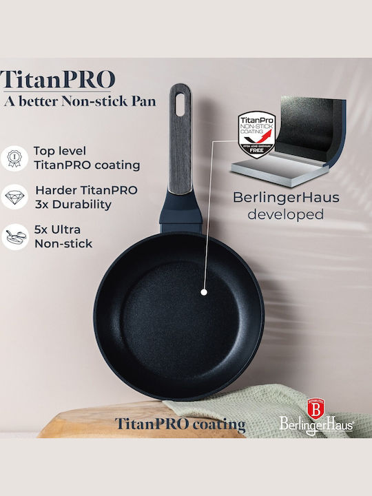 Berlinger Haus Deep Sea Set De Tigăi Din Aluminiu Cu Acoperire Interioară Antiaderent 3 Piese