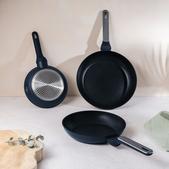 Berlinger Haus Deep Sea Aluminium Pfannen-Set mit Antihaftbeschichtung 3-teilig