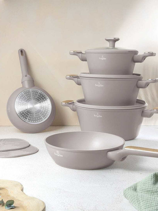 Berlinger Haus Nordic Cookware Set Made of Aluminum with Non-stick Interior Coating 5 Pieces