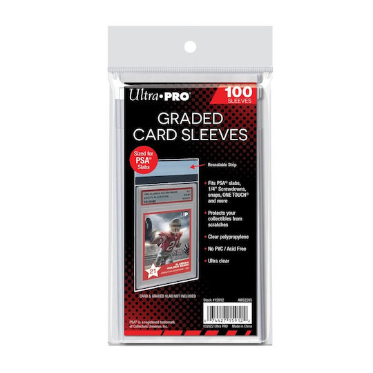 Enarxis Graded Card Card Sleeves Standard Size 100τμχ Διάφανες