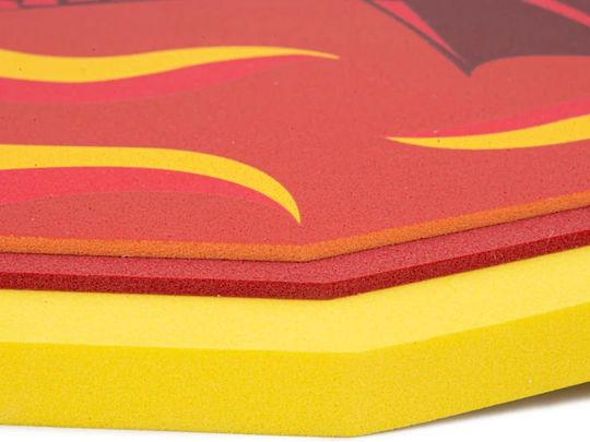 Karneval Schild Rot 1Stück