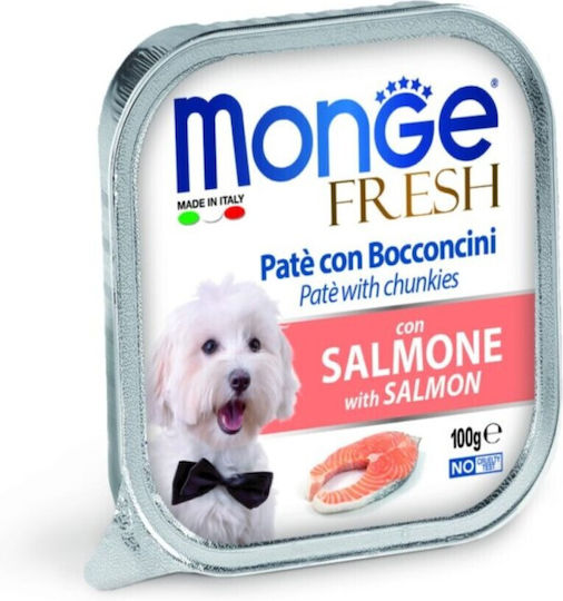 Monge Nassfutter Hunde in Dose mit Lachs ohne Getreide 100gr