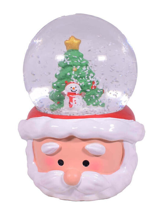 Moș Crăciun Glob De Zăpadă De Crăciun Iluminată Cu Moș Crăciun 6.5x6.5x9.5cm