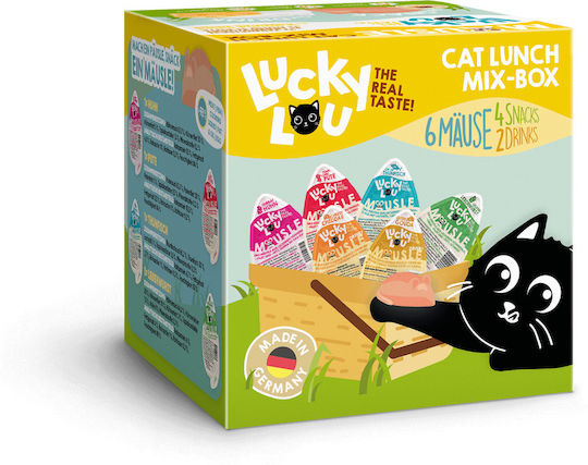 Lucky Lou Mausle Multipack Cat Treats For Adult Cats 6pcs 152gr