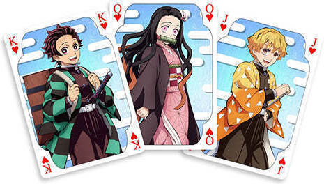Demon Slayer Kimetsu No Yaiba Playing Cards