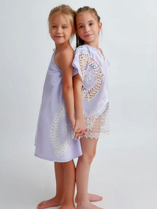Kinderkleid Ärmellos Lilac