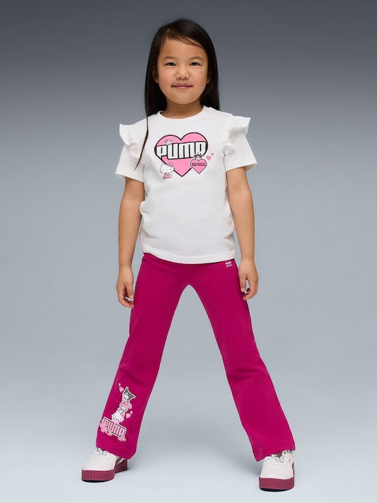 Παιδικό Παντελόνι Φόρμας Pink Hello Kitty Friends