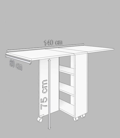 Sufragerie 5buc White 60x140buc STE-000372-V559