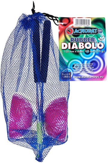 Diabolo Set Acrobat 105 Rubber For 6+ Years
