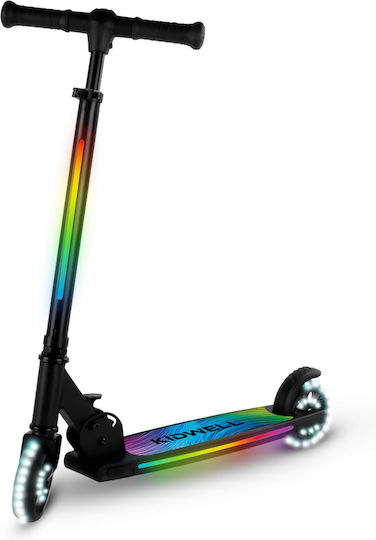 Kidwell Kids Scooter Foldable 2-Wheel for 5+ Years Black