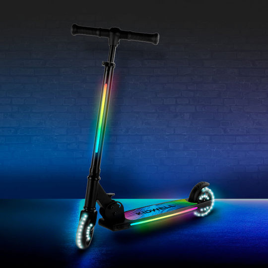 Kidwell Kids Scooter Foldable 2-Wheel for 5+ Years Black