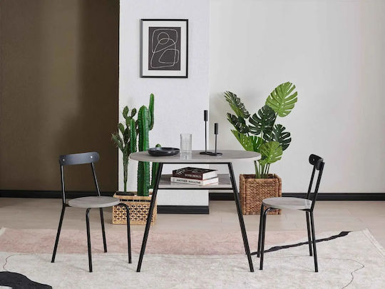 Τραπεζαρία με 4 Καρέκλες 74x90εκ.
