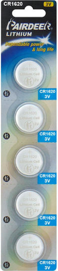 Батерии Литий За часовници CR1620 3V 5бр