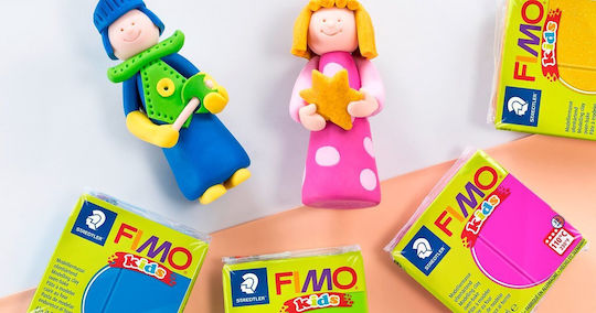 Staedtler Fimo Kids Argilă Modelatoare Polimerică Pentru Copii Roz 42gr