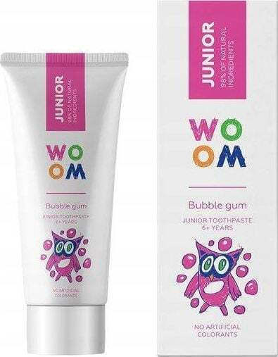 Woom Pastă De Dinți Pentru Copii 6+ Ani Cu Aromă De Gumă De Mestecat 50ml