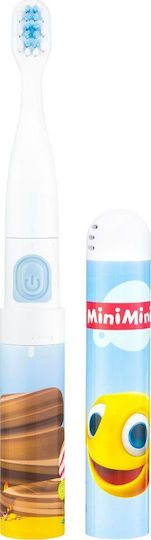Vitammy Smile Children's Electric Toothbrush with Chronograph for 3+ Years Fish with Replacement Heads & Travel Case