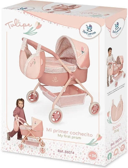 De Cuevas Puppenwagen Pink für Kinder ab 3 Jahren