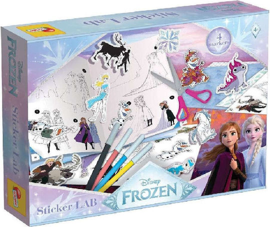 Lisciani Giochi Αυτοκόλλητα Frozen για Παιδιά 4+ Ετών