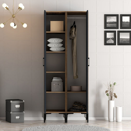 Kleiderschrank Doppeltür Rs 80x47x201cm