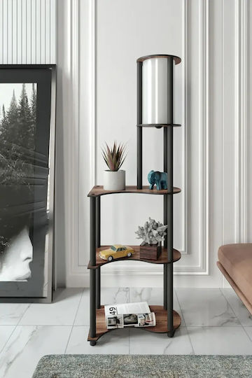 Shelf Light Fixture MDF Eco-Friendly Without Formaldehyde 50x30x140cm