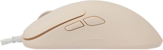 White Shark GM-5014 Gaming Mouse 6200 DPI Beige