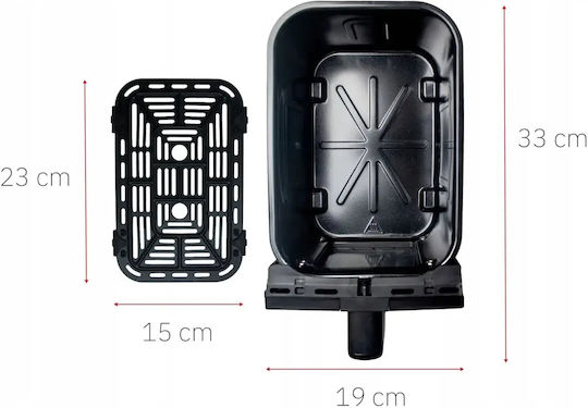 Webber Air Fryer με Διπλό Αποσπώμενο Κάδο 9lt