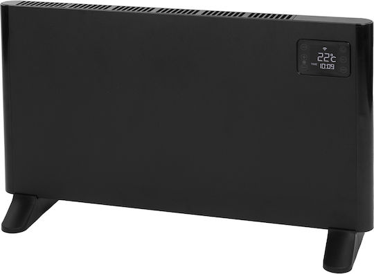 Eurom Alutherm Wifi Convector Electric Pardoseală 1500W cu Termostat Electronic 75.9x45.8cm Negru