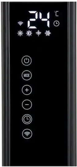 Domo Convectoare pardoseală 2000W cu Termostat Electronic 70x44.5cm Negru