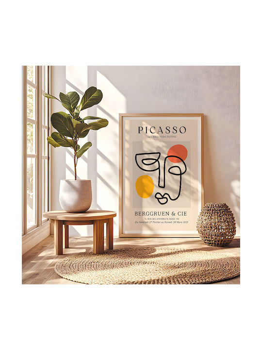 Poster Pablo Picasso Les Dejeurenes Dessins Art240 30cm X 40cm Λευκή Ξύλινη Κορνίζα