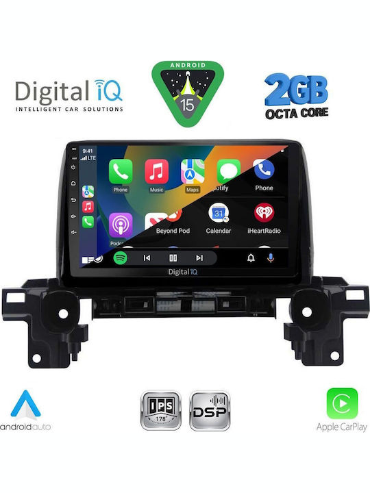 Digital IQ Car Audio System for Mazda CX-5 2017 (Bluetooth/USB/WiFi/GPS/Apple-Carplay/Android-Auto) with Touch Screen 9"