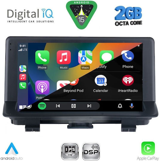 Digital IQ Car Audio System for Audi Q3 2013-2018 (Bluetooth/USB/WiFi/GPS/Apple-Carplay/Android-Auto) with Touch Screen 9"