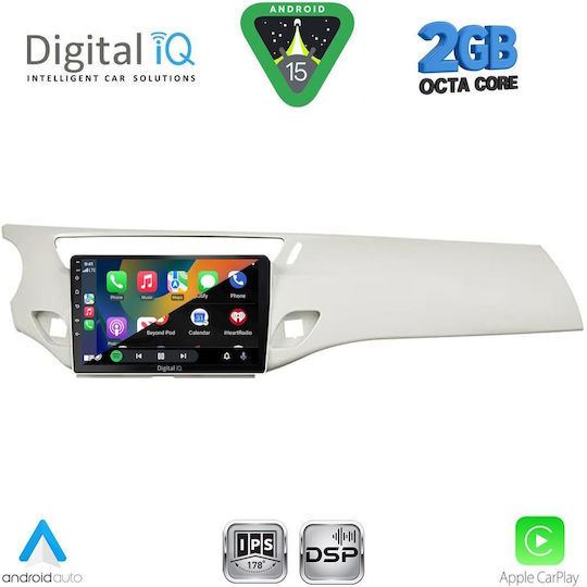 Digital IQ Ηχοσύστημα Αυτοκινήτου για Citroen C3 / DS3 2009-2016 (Bluetooth/USB/WiFi/GPS/Apple-Carplay/Android-Auto) με Οθόνη Αφής 9"