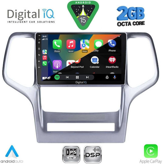 Digital IQ Ηχοσύστημα Αυτοκινήτου για Jeep Grand Cherokee 2011-2014 (Bluetooth/USB/WiFi/GPS/Apple-Carplay/Android-Auto) με Οθόνη Αφής 9"