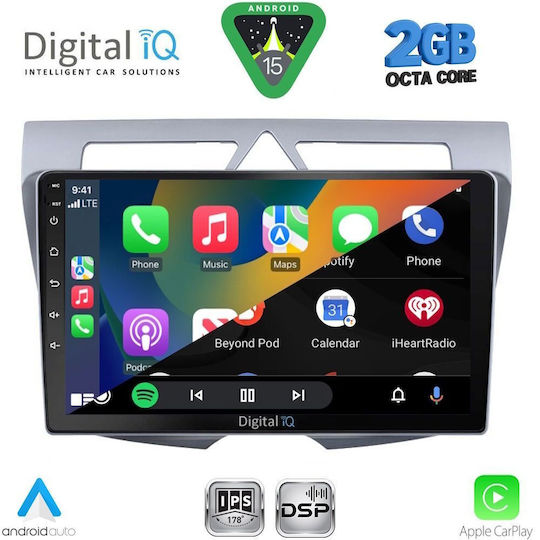 Digital IQ Car Audio System for Kia Picanto 2008-2011 (Bluetooth/USB/WiFi/GPS/Apple-Carplay/Android-Auto) with Touch Screen 9"