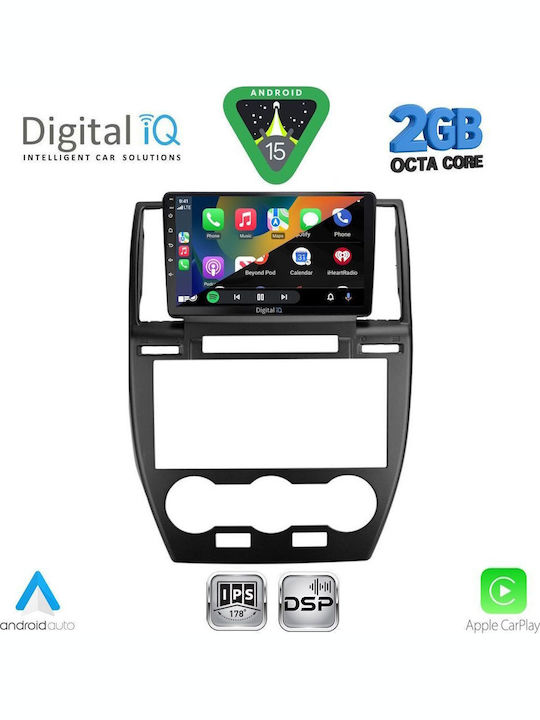 Digital IQ Car Audio System for Land Rover Freelander 2006-2014 (Bluetooth/USB/WiFi/GPS/Apple-Carplay/Android-Auto) with Touch Screen 9"